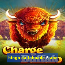 bingo da tabuada 5 ano